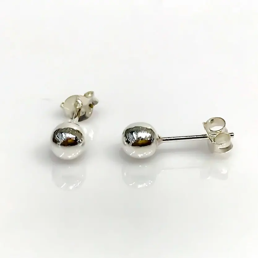 Классические изогнутые серебряные серьги из стерлингового серебра