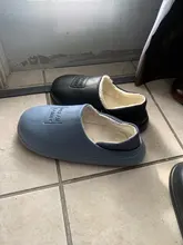 Zapatillas de casa antideslizantes impermeables de algodón para mujer, pantuflas suaves de espuma viscoelástica, para invierno