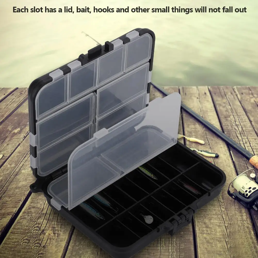 

26 Grid Compartments Storage Case Fishing Tool Lure Spoon Hook Bait Fishing Box Fishing Tackle Case Holder Accessories
