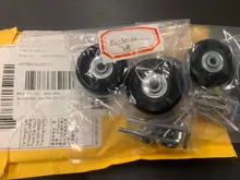 Maleta de equipaje, ruedas de reparación maleta accesorios rueda de medida universal para equipaje de reemplazo 360 spinner silencio nuevo ruedas