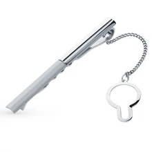 Серебряный зажим для галстука SUNLIGHT проба 925