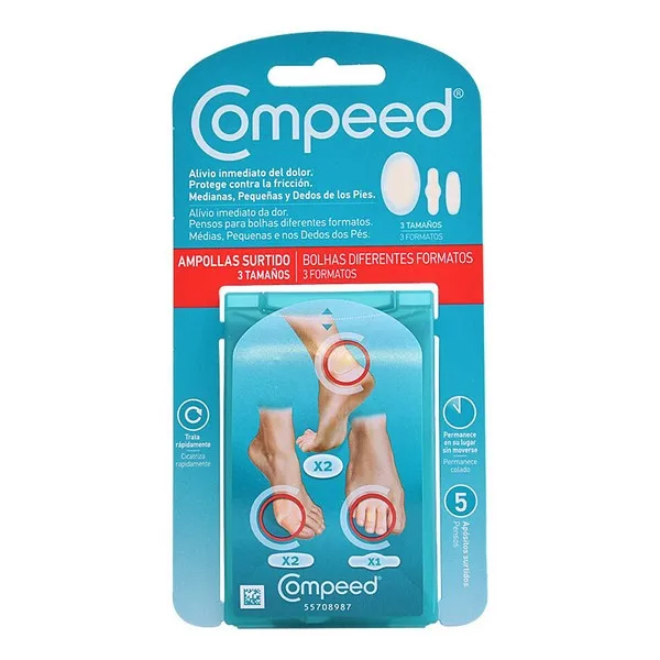 Антиблистеры для ног Compeed(5 uds