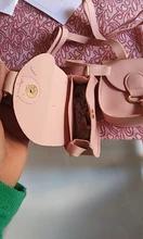 ¡Novedad! Bolso pequeño de hombro para niños y niñas de 7 colores, bolso de cintura de piel sintética dulce para niños, bolsos cruzados