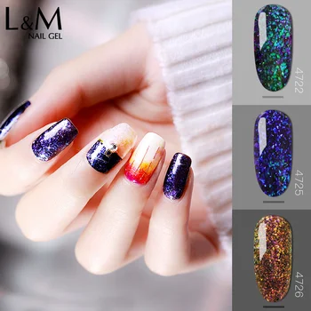 

1pc Gelartist Galaxy Shadow Series Art Nail Gel LED UV Soak off Gel shine beauty Nails gelpolish white bottle