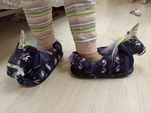 Kigurumi-Pijama de unicornio para niños, zapatillas de unicornio, zapatos infantiles para niñas, zapatillas de Panda