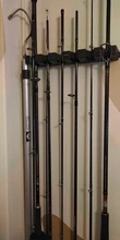Fishing-Pole-Holder Garage Wall-Mount Vertical-6-Rod-Rack Booms for Modular
