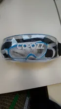 COPOZZ-Gafas de natación antivaho para niños y adolescentes, impermeables, con marco grande, de una pieza