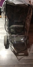 Accesorios para cochecito impermeable cubierta de lluvia transparente de protección contra el viento abierto cremallera impermeable para bebé Cochecitos para niños Rainc