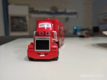 Disney-Set de figuras de la película Cars 3 de metal, juguete de modelo de coche, a escala 1:55, con diseño de relámpago McQueen, Jackson, Mack, tío Truck, regalo para para cumpleaños