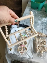 Bird-Toys Accessories Perch-Stand Cockatiel Budgie Parkiet Vogelspeelgoed 7pcs Jouet