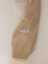 BHF-coleta de cabello humano para mujer, máquina de cabello Remy liso europeo, peinados de coleta, cabello Natural de 100g 100%, cola de caballo con Clip en extensiones