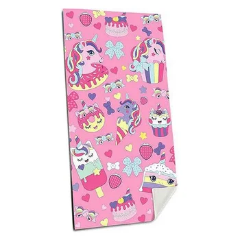 

Beach towel Cupcakes Rose (70X140 cm)