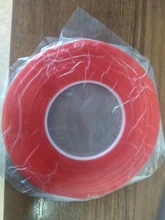 Acrylic Adhesive Clear Red-Film Phone Double-Side-Tape No-Trace Strong Tablet 50M PET