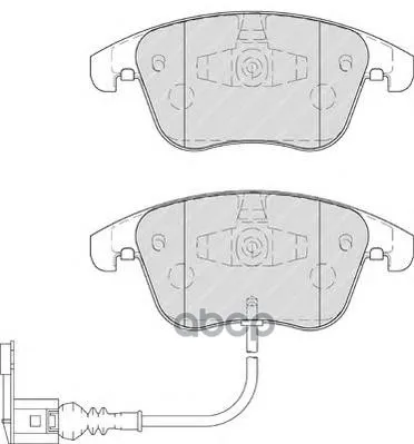 Колодки Тормозные Дисковые Передние Vw Tiguan 1.4 Tsi/2.0 Tdi/Tfsi 09/07- Ferodo арт. FDB4057