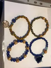 CHENFAN jewelry-pulseras bohemias para mujer, pulsera de piedras naturales, accesorios de ropa para mujer