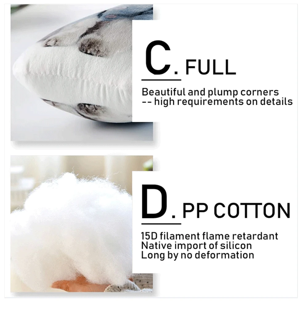 Personalized Photo DIY Pet Cushion Toys Dolls Stuffed Animal Sofa Car Decorative Pillow Custom Dog Cat Picture Hold Pillow Gift