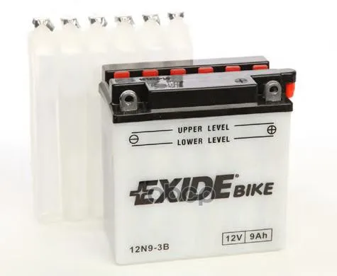 Аккумулятор Moto 9ah 85a 135x75x139 Полярность Etn 0 Токовыводы M06 EXIDE арт. 12N9-3B