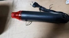 Pistola de calor de uso artesanal, herramienta eléctrica de aire caliente, pistola de temperatura de 300W con asiento de soporte