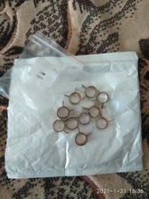 Abrazadera para tubo de vacío de combustible, banda de resorte de 6-15mm, abrazadera para tubo de silicona, abrazaderas chapadas en Zinc de acero, 10 Uds., nueva