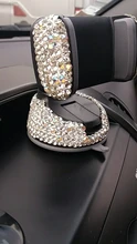 Soporte de teléfono 3 en 1 para salpicadero de coche, 360 grados, ventanas y ventilación automática, con diamantes de cristal, bricolaje, para BMW y Toyota