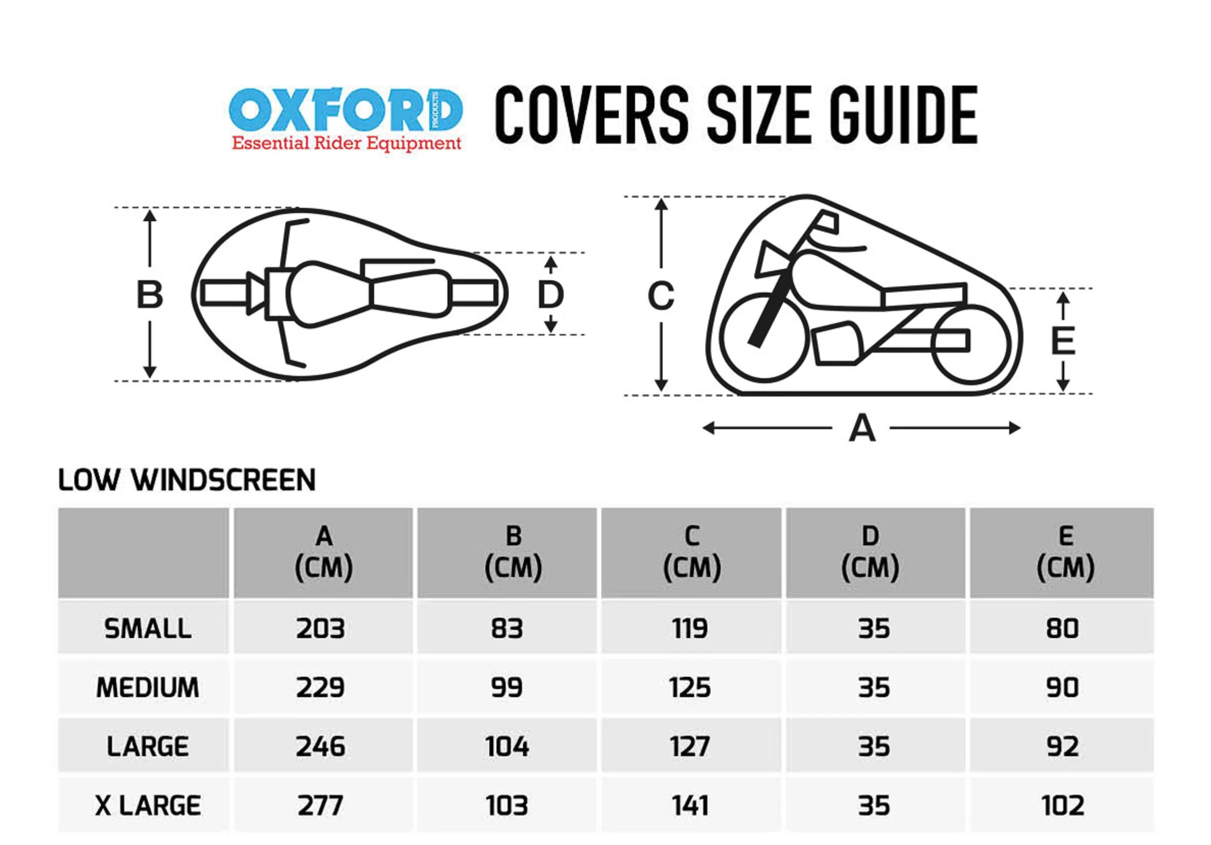 Oxford CV332 Large Motorbike Cover for sale online 