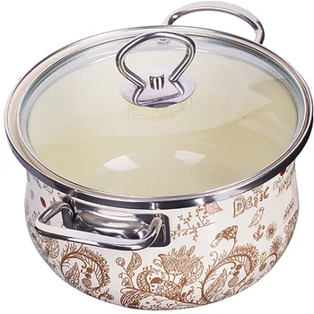 

Casserole enamel 3,7 L 20 cm with lid Mayer & Boch 28845-1