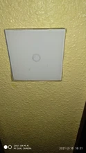 Wall-Switch Glass-Panel White Standard Crystal Ac110-220v EU 1set 1-Way