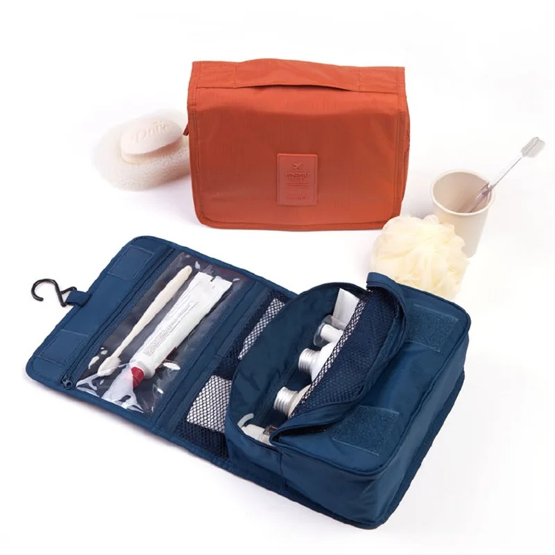 

Foldable Handbag Multi-function Storage Bag Women Makeup Organizer Bag Oxford Waterproof Travel Storage Toiletries Cosmetic Bags