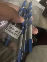 Juego de brocas de vidrio multiusos, accesorio de bricolaje multifuncional de 3 4 5 6 8 10 y 12mm punta triángulo, perfora baldosas de cerámica, ladrillos, hormigón, acero inoxidable, metal o madera 02075