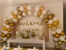 Birthday-Party-Decoration Background Glitter Bridal Shower Photography Customize Wedding