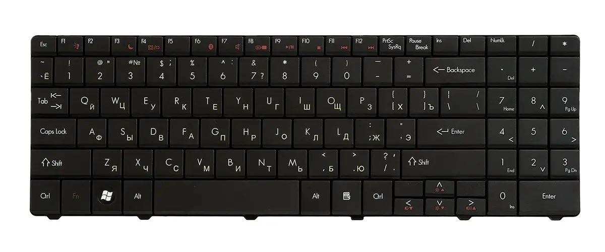 Клавиатура для ноутбука Packard Bell EasyNote DT85 LJ61 LJ63 LJ65 LJ67 LJ71 LJ73 LJ75 TJ61 TJ65 TJ67 TJ71 TJ75 Gateway NV52 |