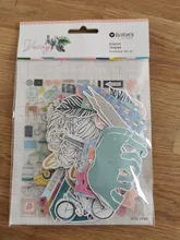 Paper Embellishments Die-Cuts Scrapbooking Journal Craft Foil-Design Printed Ephemera