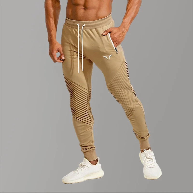 

Khaki Long Sweatpants Men Cotton 2020 Causal Skinny Sweatpants Men Joggers Fashion Hip Hop Sweat Pants Track Trousers Homme