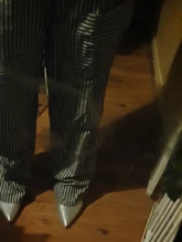 Harem Trousers Pantalon Striped-Pants ZANZEA Cotton Linen Baggy Streetwear Plus-Size