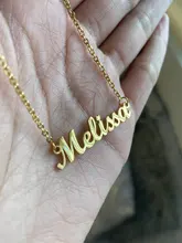 Collar de acero inoxidable con nombre personalizado para mujer, Gargantilla con placa con nombre personalizada, joyería con inicial, regalo de cumpleaños