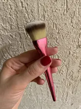 Mini Love-brocha de maquillaje en forma de corazón rosa, crema líquida suave en polvo, base, aerógrafo, cosmética, herramienta de belleza