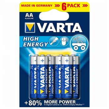 

Alkaline Battery Varta 4906 AA 1,5 V AA High Energy (6 pcs) Blue
