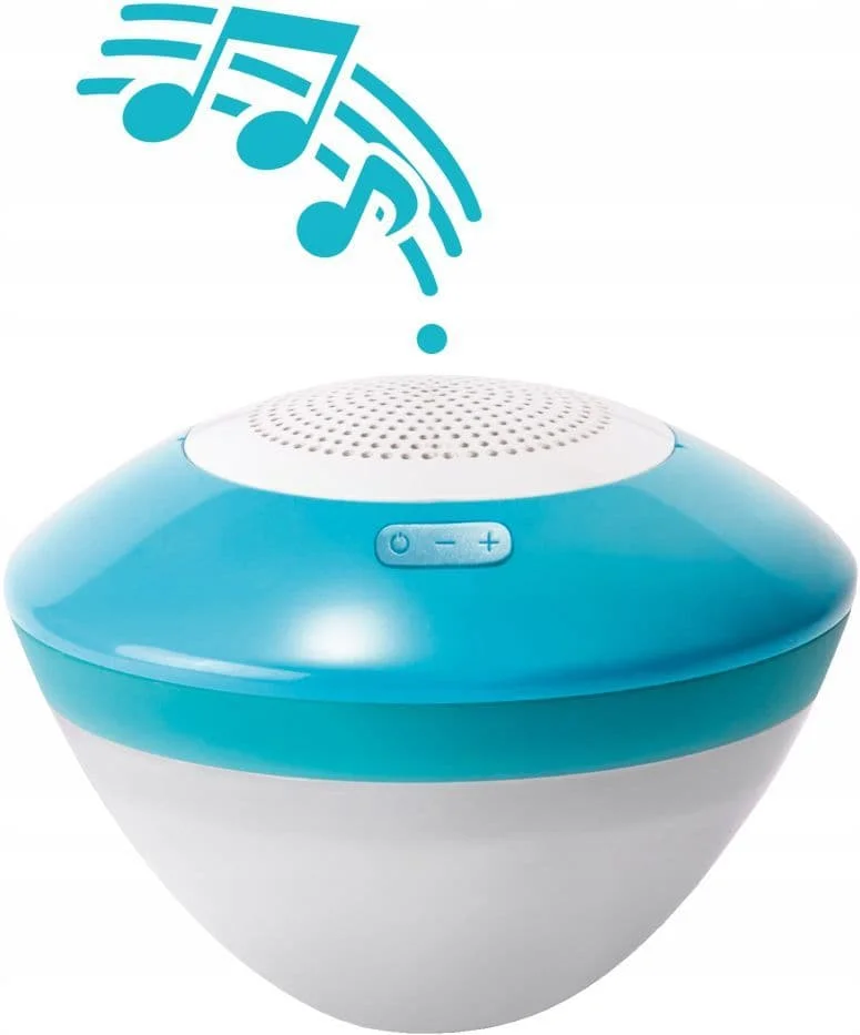 Floating Bluetooth speaker with LED light for swimming pool |