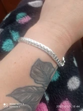 Conjunto de collar y pulsera de plata de ley 925 para hombre y mujer, cadena de eslabones de 6MM, para regalo de boda, 2 piezas