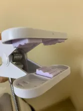 Light-Socket Base Desk-Lamp-Holder Gooseneck Clip-On-Cable Us-Plug On-Off-Switch Flexible