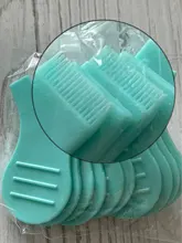 10 Uds elevador de pestañas cepillo de extensión de pestañas suministros de pestañas permanente Mini Y forma de peine cepillo de pestañas extensión limpio herramientas