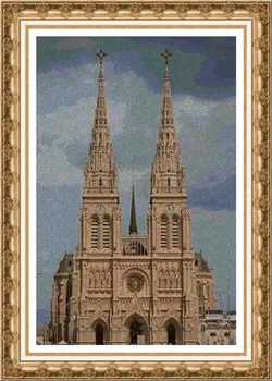 

Cross stitch kit pandathread Monuments 3050