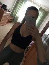 F.DYRAA Sujetador con correas cruzadas a prueba de golpes Sujetador deportivo para correr Gimnasio Sujetador superior Mujer Dobladillo ancho Push Up Entrenamiento Fitness Yoga Crop Tops Sujetador