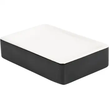 

Soap Dish text ceramic color black/white