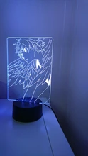 Led-Night-Light Table-Lamp Hinata-Figure Manga Gadget Bedroom-Decor Acrylic Anime Haikyuu