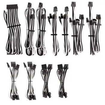 

Cord set CORSAIR Professional for power supply type 4 Gen 4 Premium-White/Black (CP-8920227)