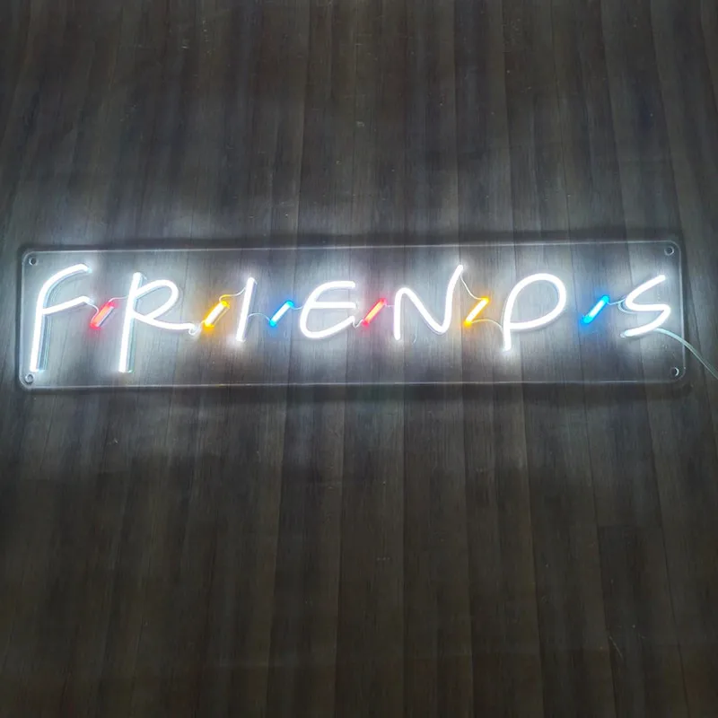 Insegna Al Neon Friends – I'll Be There For You, LED Dimmerabile 43x33 Cm