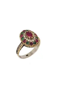

Exquisite Pattern Natural Authentic Sterling Silver Lady Ring