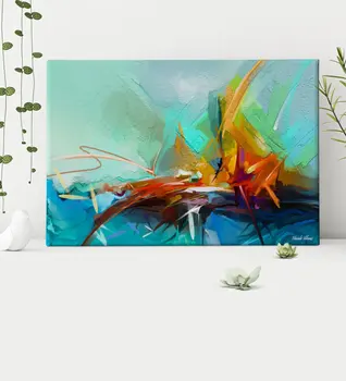 

Personalized Abstract Canvas Table (30x50 cm.) 6