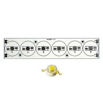 

011058 board 156x34-6E 2R-2G-2B Emitter (6x, 000-11) 1 PCs